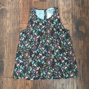 New LOFT floral sleeveless top